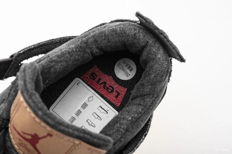 Denim AO2571-001 Air 4 Levi's Jordan Black 1006